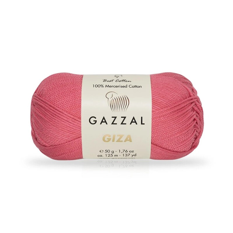 Gazzal - Пряжа Gazzal Giza 50 г./Коралл 2470