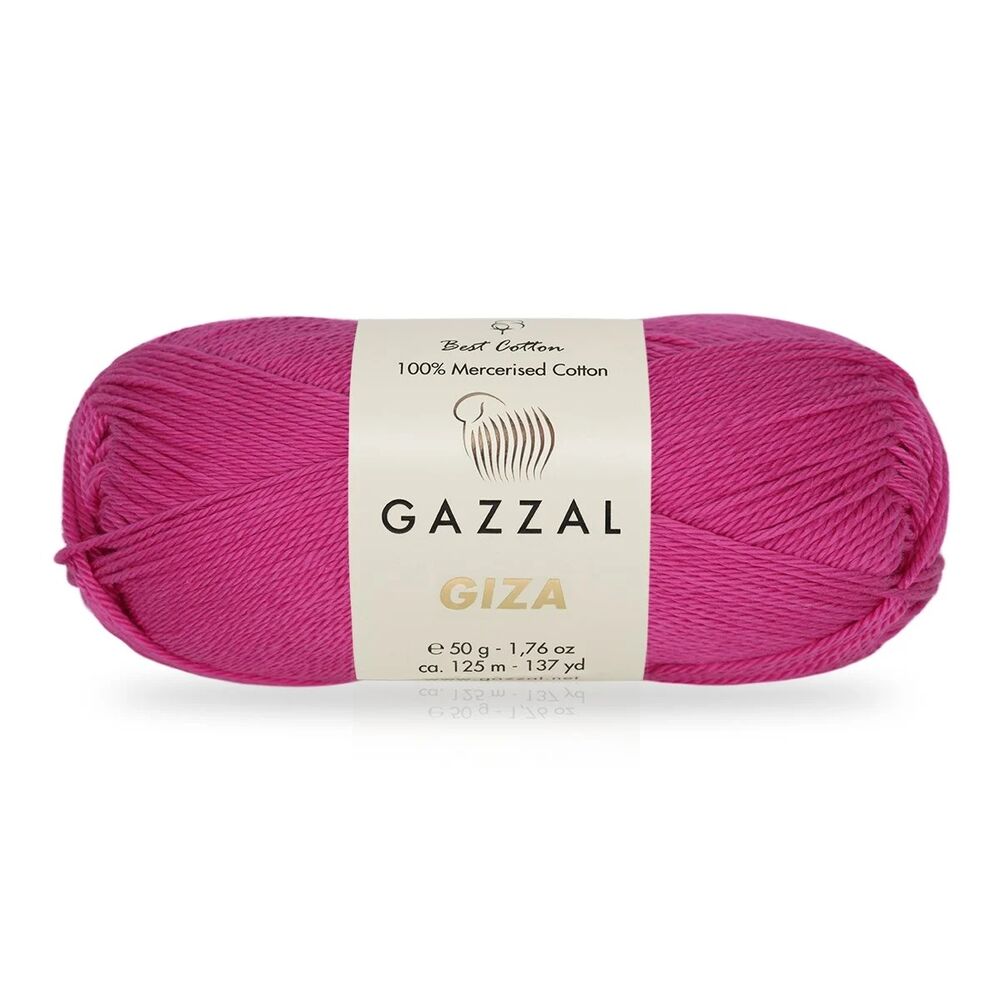 Пряжа Gazzal Giza 50 г./Фуксия 2469