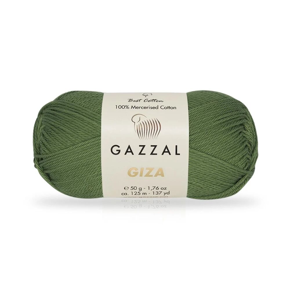 Пряжа Gazzal Giza 50 г./Травяной 2462