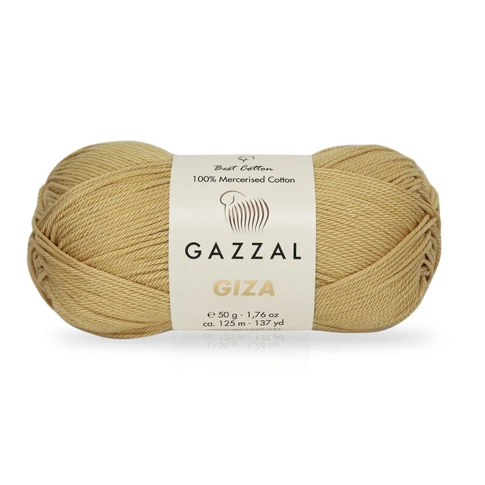 Пряжа Gazzal Giza 50 г./Соломенный 2452