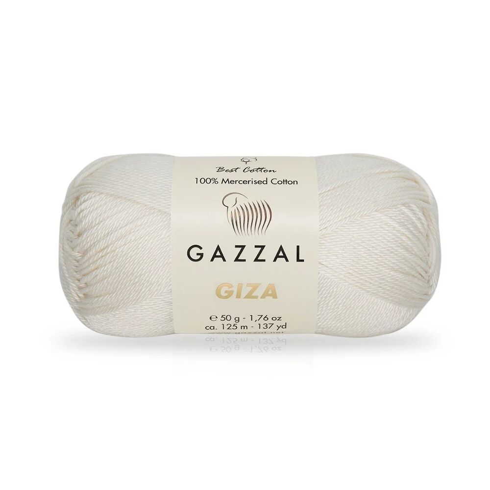 Пряжа Gazzal Giza 50 г./Светлый беж 2451