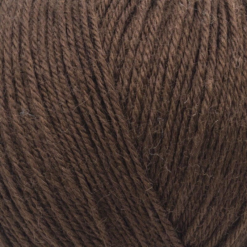 Пряжа Gazzal Baby Wool /Коричневый 807 - Thumbnail