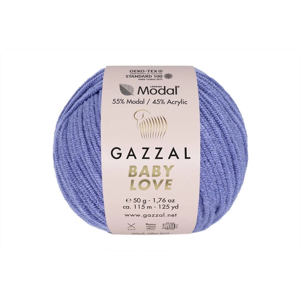 Пряжа Gazzal Baby Love/Фиолетовый 1621