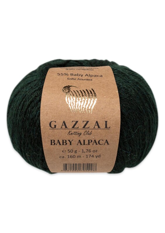 Gazzal Baby Alpaca El Örgü İpi 50 gr | Çınar 46011 - Thumbnail