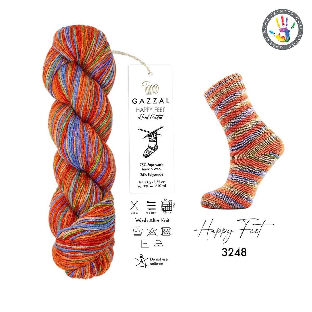 Gazzal Happy Feet El Örgü İpi 3248