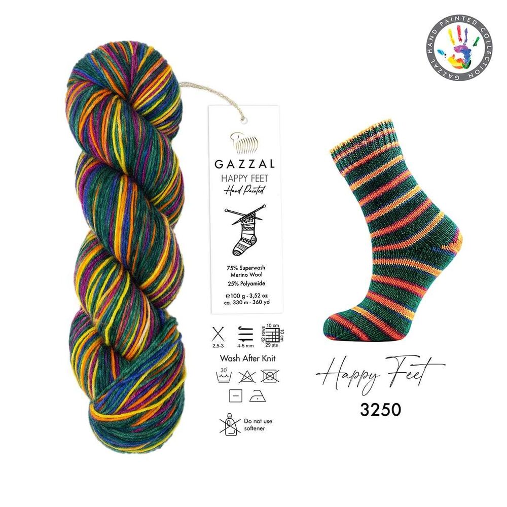Gazzal Happy Feet El Örgü İpi 3250