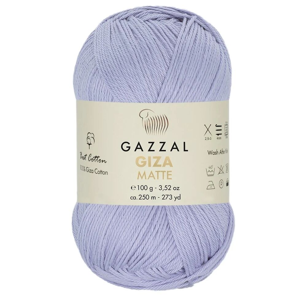 Gazzal Giza Matte El Örgü İpi Lavanta 5571
