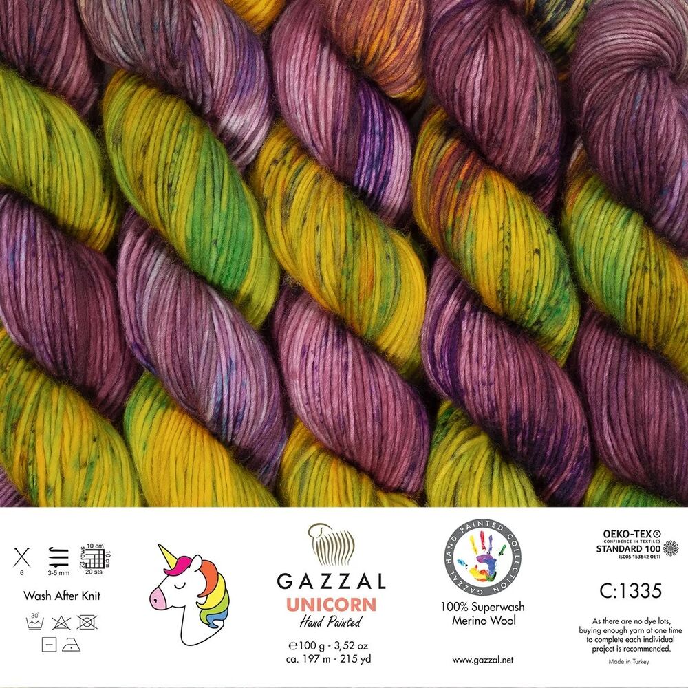 Gazzal Unicorn El Örgü İpi Orman 1335