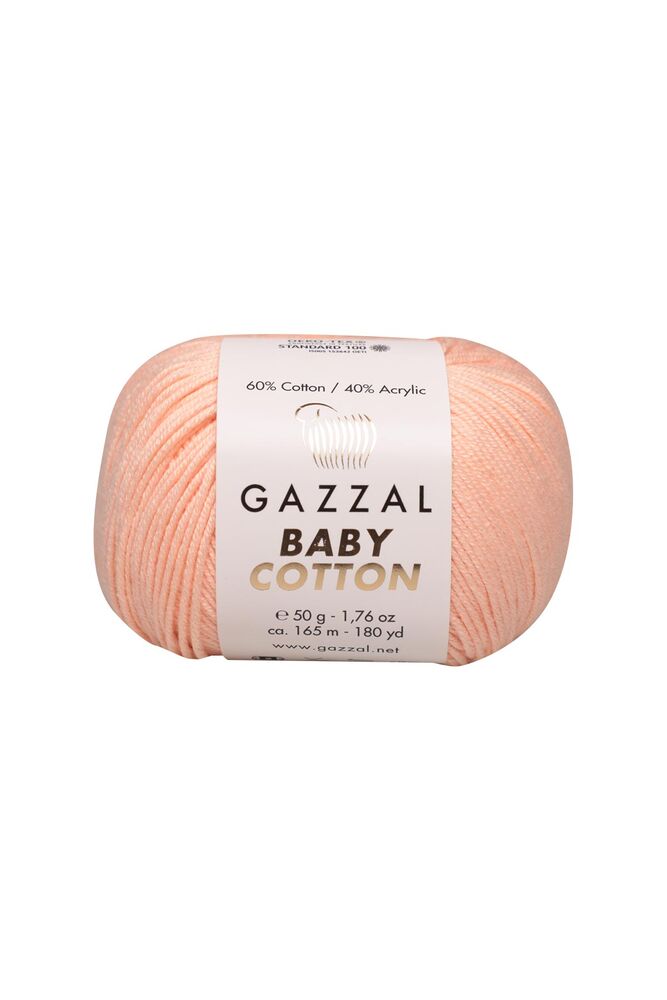 Gazzal Baby Cotton El Örgü İpi Kayısı 3469