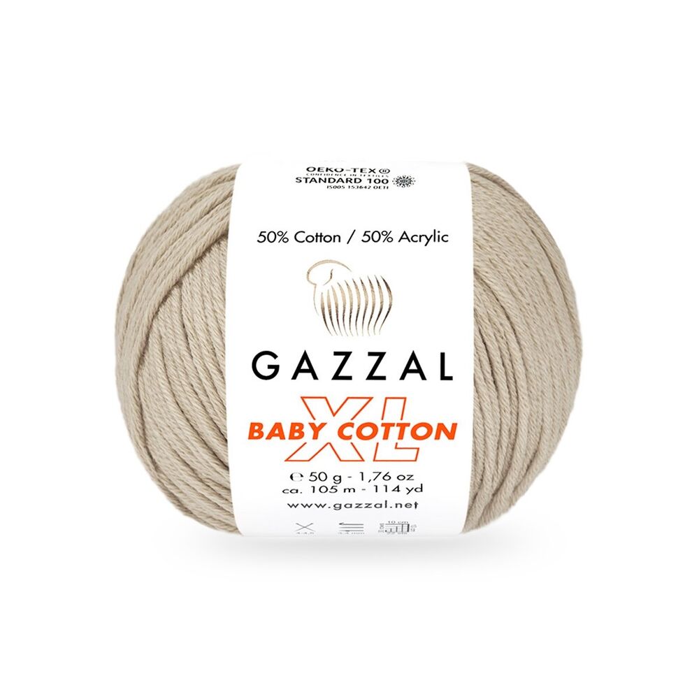 Gazzal Baby Cotton XL El Örgü İpi 3446 Gazzal El Örgü İpleri Gazzal