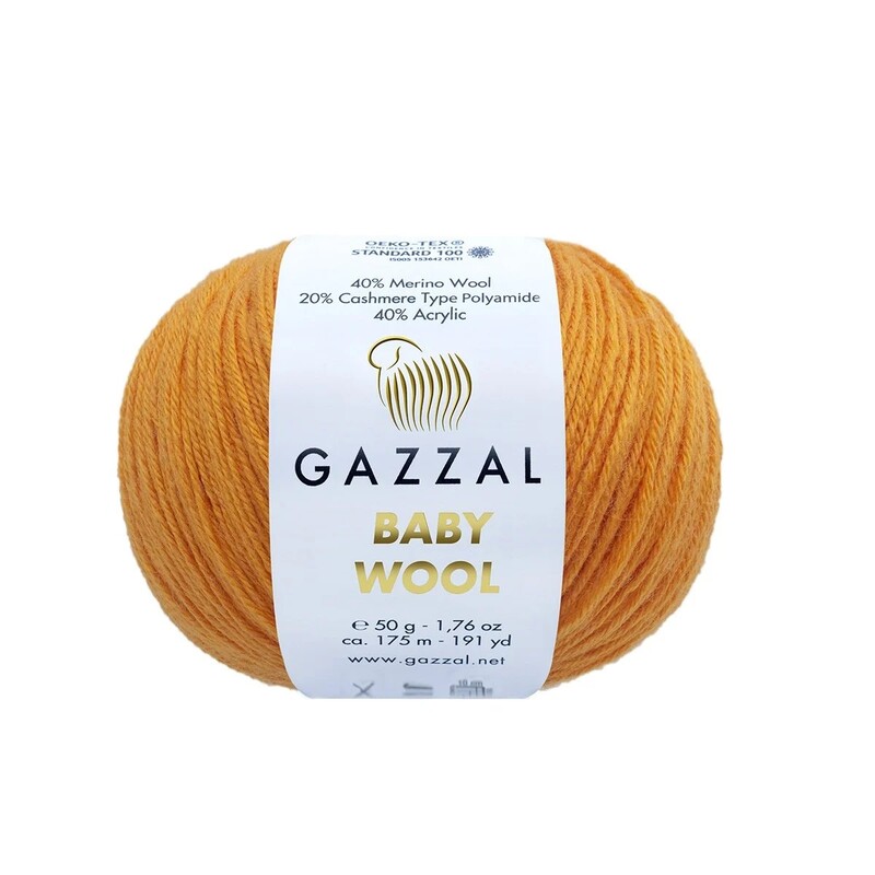 Gazzal - Gazzal Baby Wool El Örgü İpi | Kayısı 837
