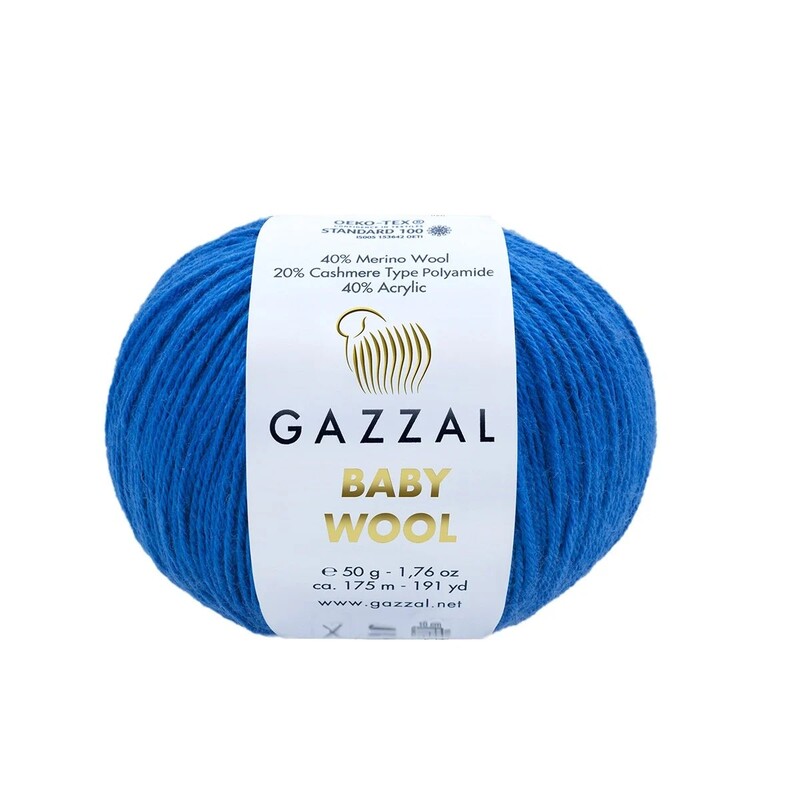 Gazzal Baby Wool El Örgü İpi | Emlak Mavisi 802 - Thumbnail