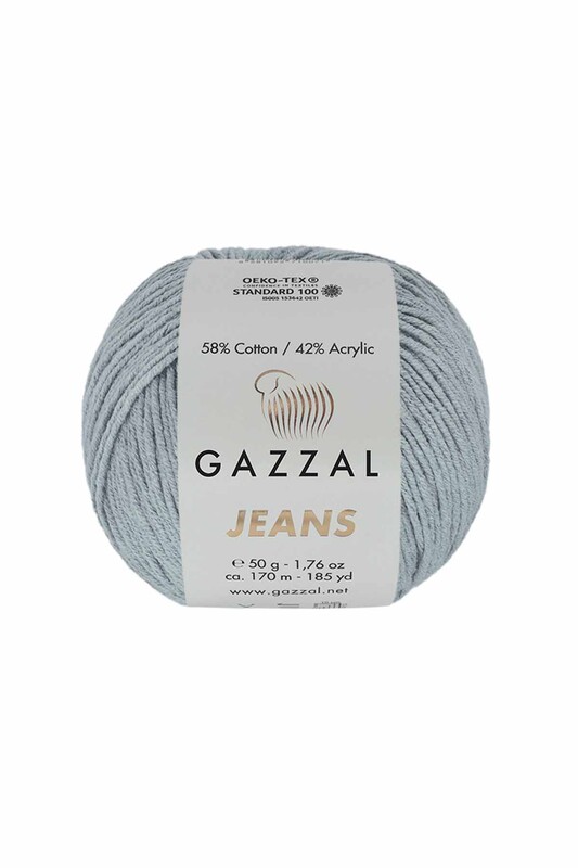 Gazzal Jeans El Örgü İpi | Gri 1110 - Thumbnail