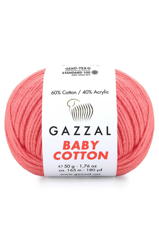 Gazzal Baby Cotton El Örgü İpi Şeftali Çiçeği 3435