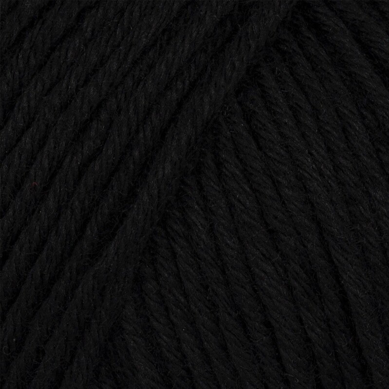 Gazzal Organic Baby Cotton El Örgü İpi Siyah 430 - Thumbnail