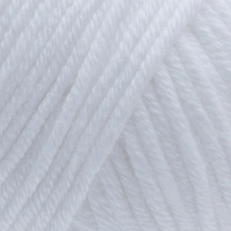 Gazzal Baby Cotton XL El Örgü İpi Parlak Beyaz 3432 - Thumbnail