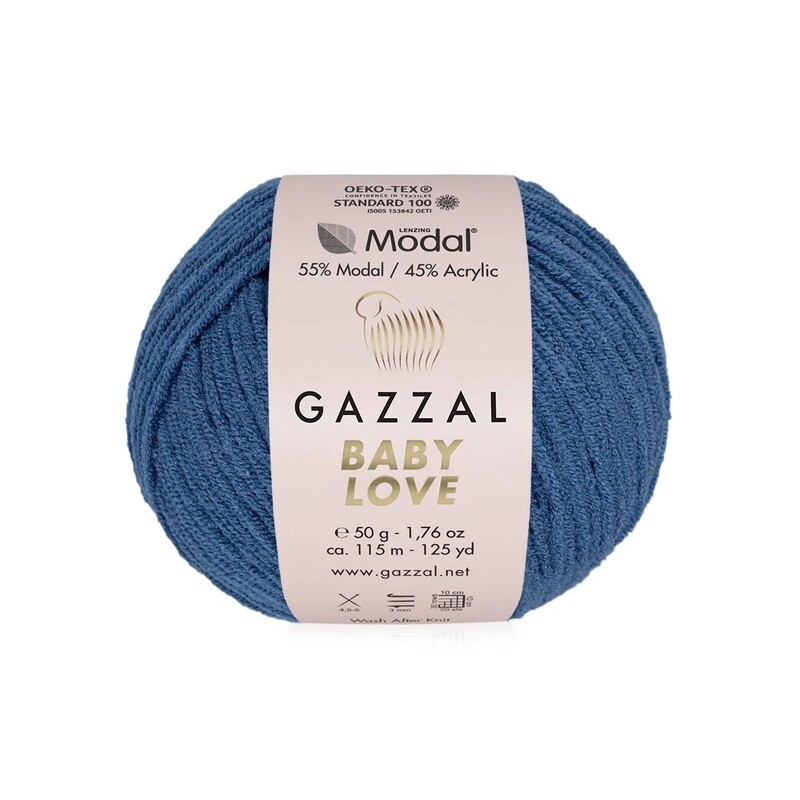 Gazzal Baby Love El Örgü İpi | Denim 1622 - Thumbnail