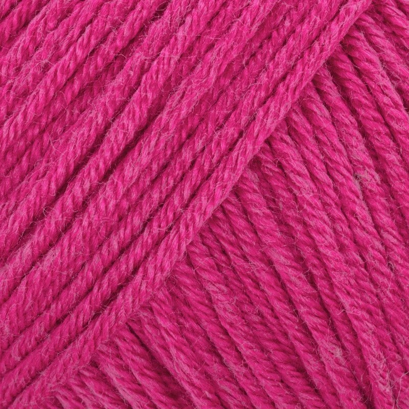 Gazzal Baby Cotton 25 El Örgü İpi Neon Pembe 3461 - Thumbnail
