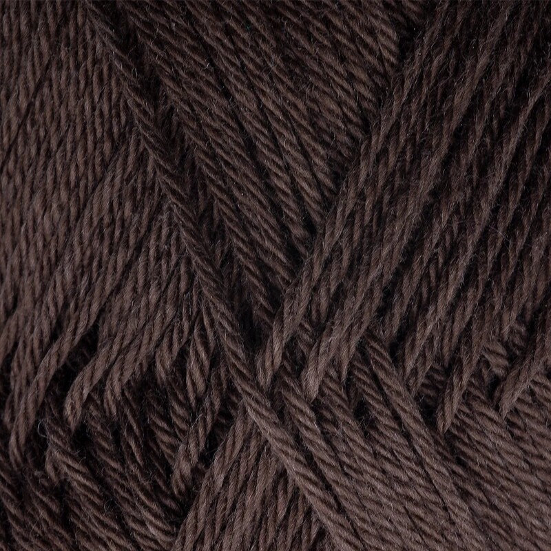 Gazzal Giza Matte El Örgü İpi Koyu Kahve 5586 - Thumbnail