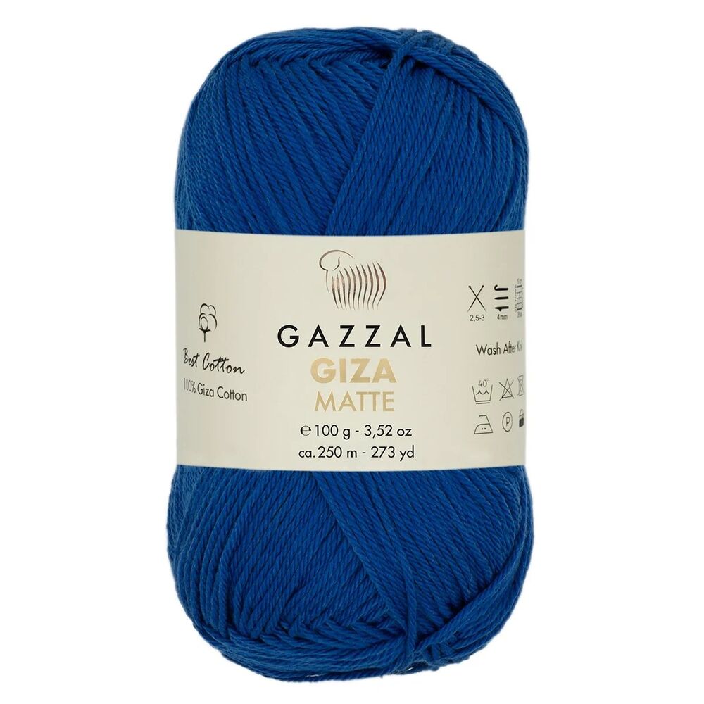 Gazzal Giza Matte El Örgü İpi Saks 5577