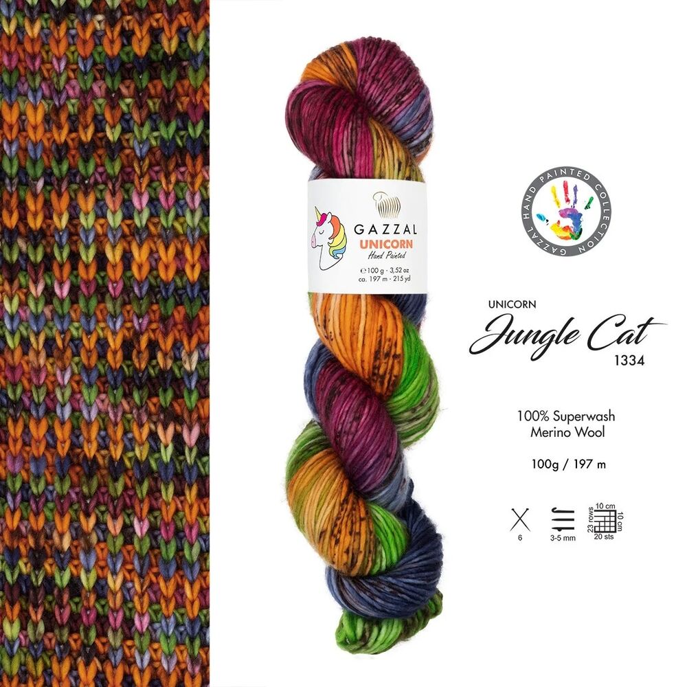 Gazzal Unicorn Hand Knitting Yarn | 1334
