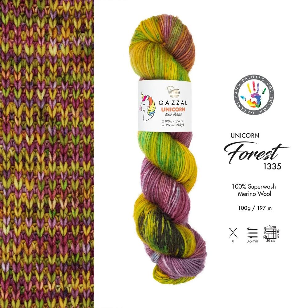 Gazzal Unicorn Hand Knitting Yarn | 1335