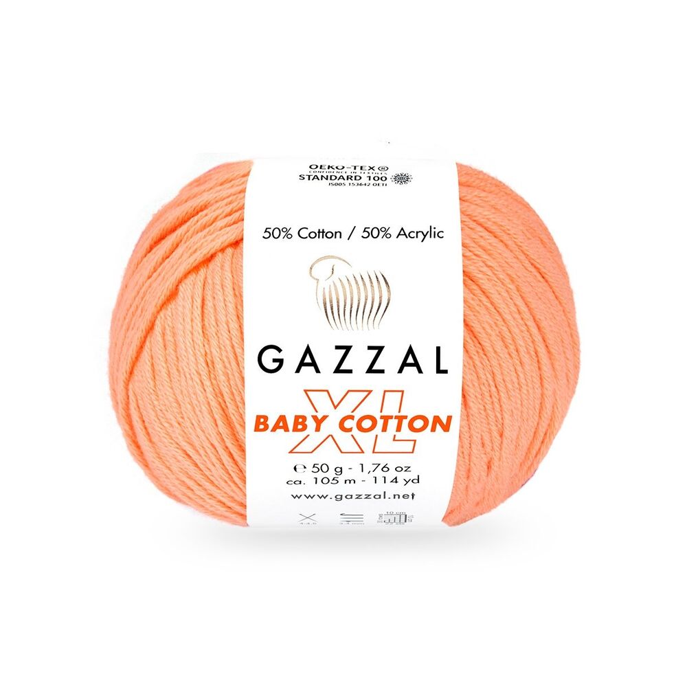 Gazzal Baby Cotton XL El Örgü İpi Bron Bakır 3465