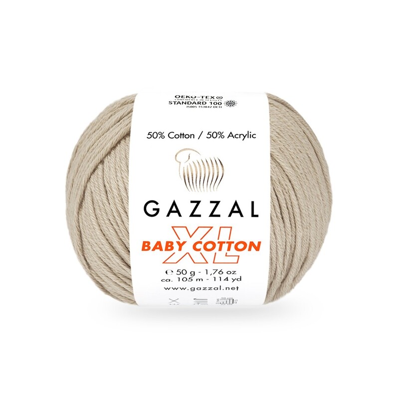 Gazzal - Gazzal Baby Cotton XL El Örgü İpi İrmik 3446 Gazzal - Gazzal Baby Cotton XL El Örgü İpi İrmik 3446