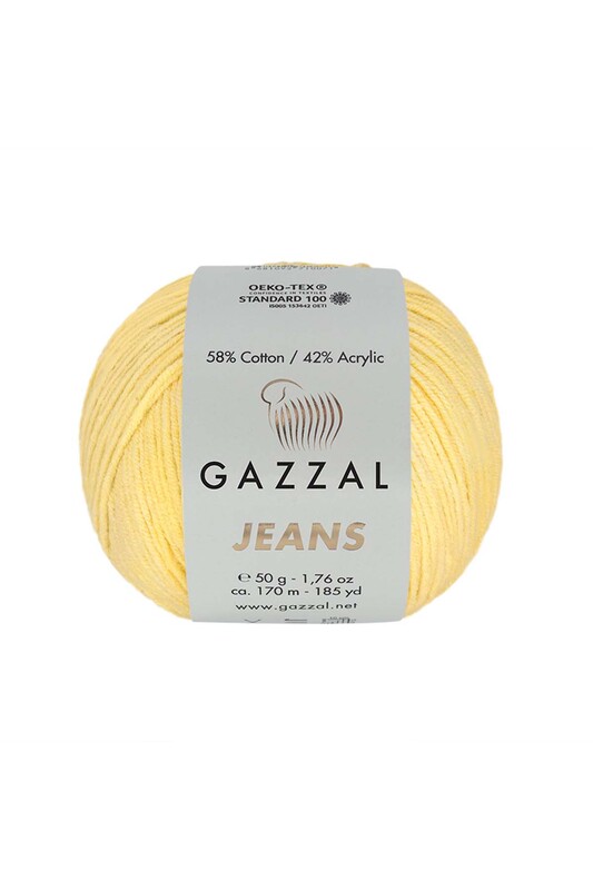 Gazzal Jeans Yarn|Yellow 1123 - Thumbnail