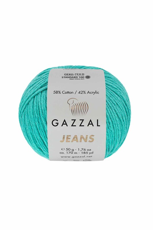 Gazzal Jeans Yarn|Turquoise 1108 - Thumbnail
