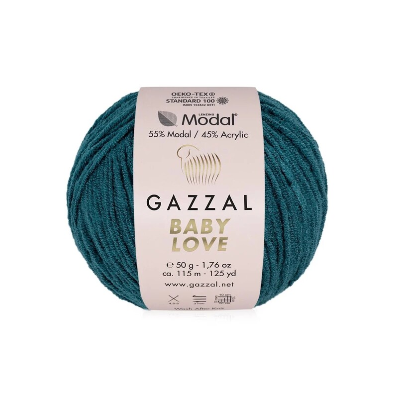  Gazzal Baby Love Yarn| Petrol 1620 - Thumbnail