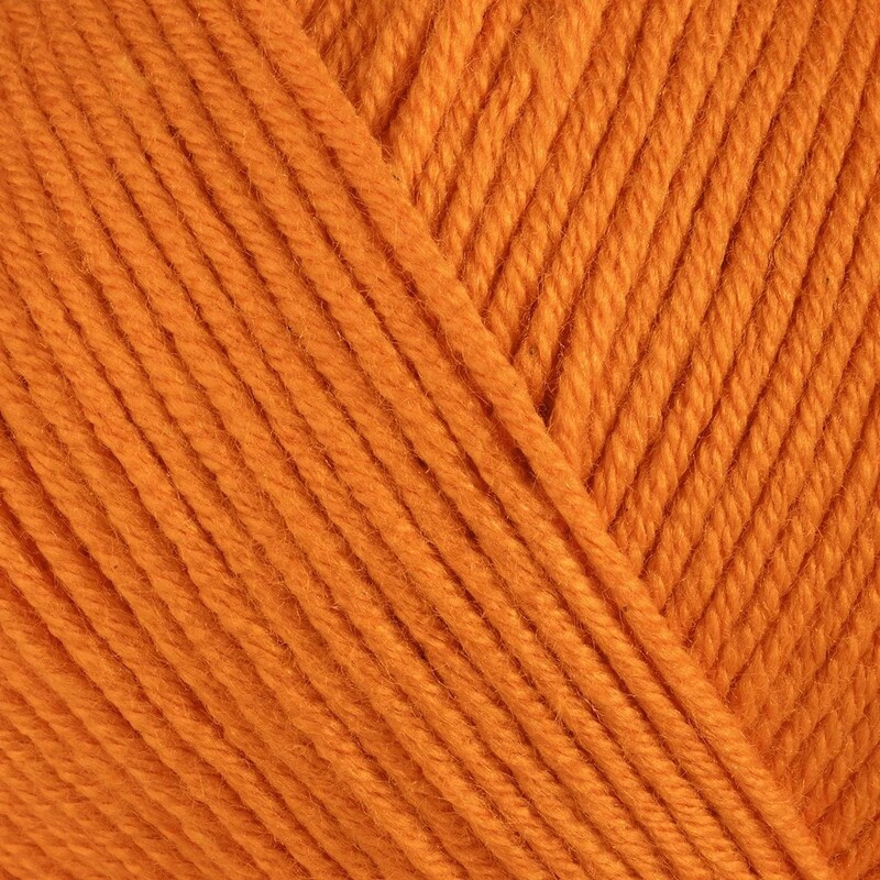 Gazzal Baby Cotton El Örgü İpi Canlı Turuncu 3419 - Thumbnail