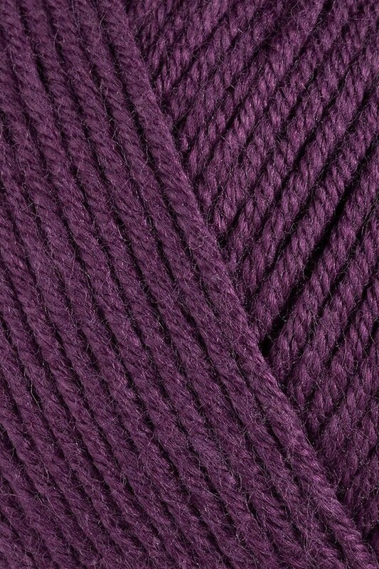 Gazzal Baby Cotton El Örgü İpi Mor 3441 - Thumbnail