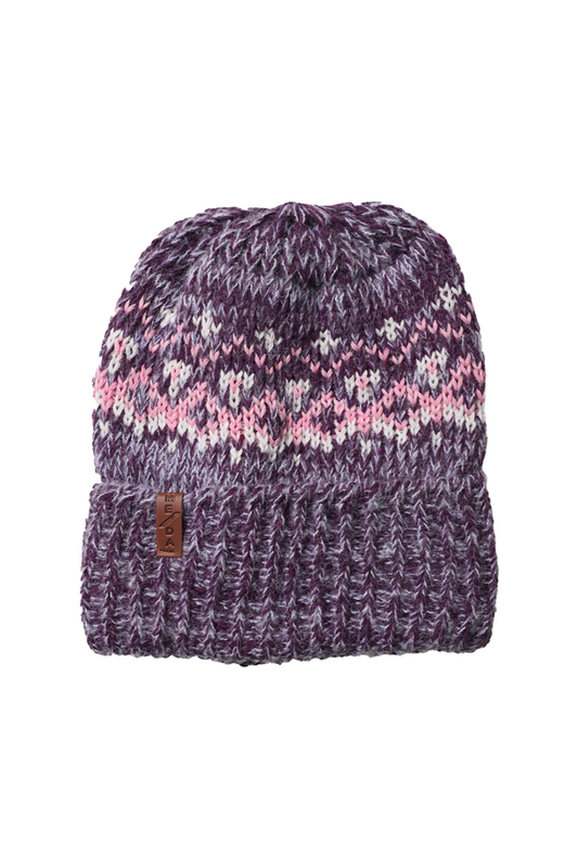 Çocuk Atkı Bere Eldiven Takımı | Lila - Thumbnail