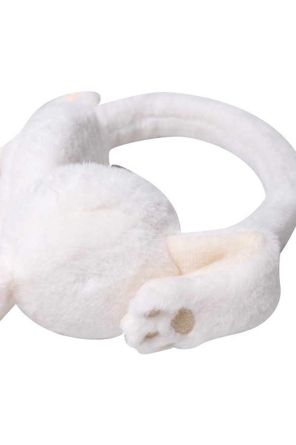 Patili Oynar Kulaklık | Ekru Patili Oynar Kulaklık | Ekru