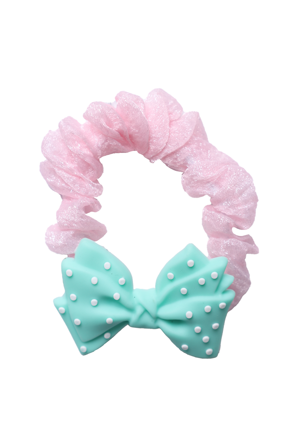 Puantiyeli Lastik Toka 8579 | Su Yeşili Puantiyeli Lastik Toka 8579 | Su Yeşili