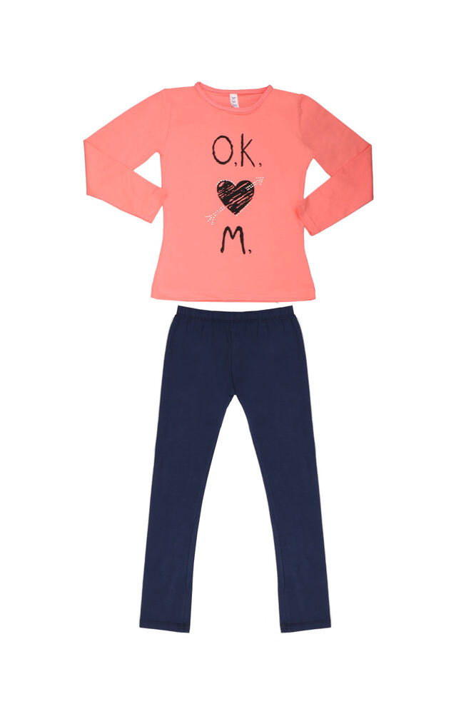 Juuta Printed Girl Leggings Set | Fuschia