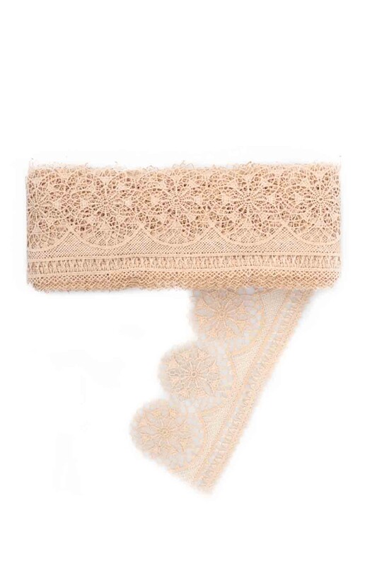 SİMİSSO - Floral Patterned Guipure Simisso|Beige
