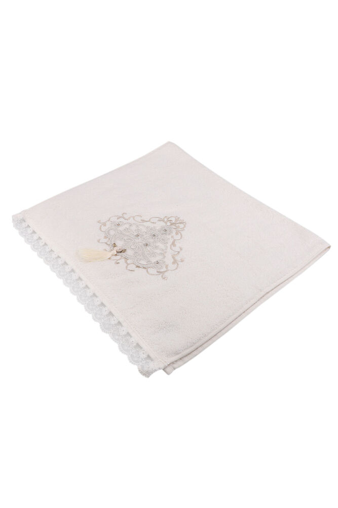 Guipure Embroidered Hand and Face Towel Cream 50*90
