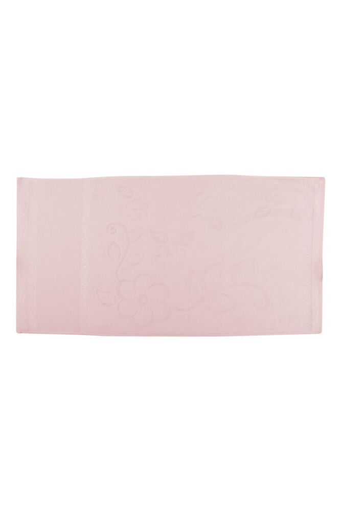 Snowdrop Velvet Embroidered Towel Fringed 50*90 Powder 9210