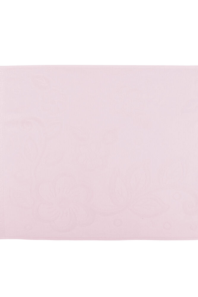 Snowdrop Velvet Embroidered Towel Fringed 50*90 Powder 9210