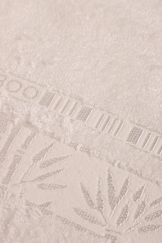 Bambu El Havlusu 30*50 5728 | Krem - Thumbnail