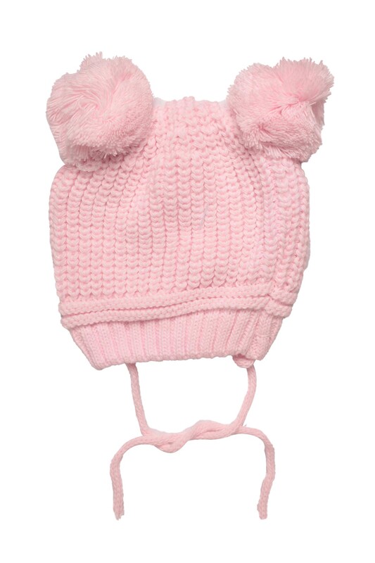 GOLDEN - İpli Bebek Bere 0946 | Pembe