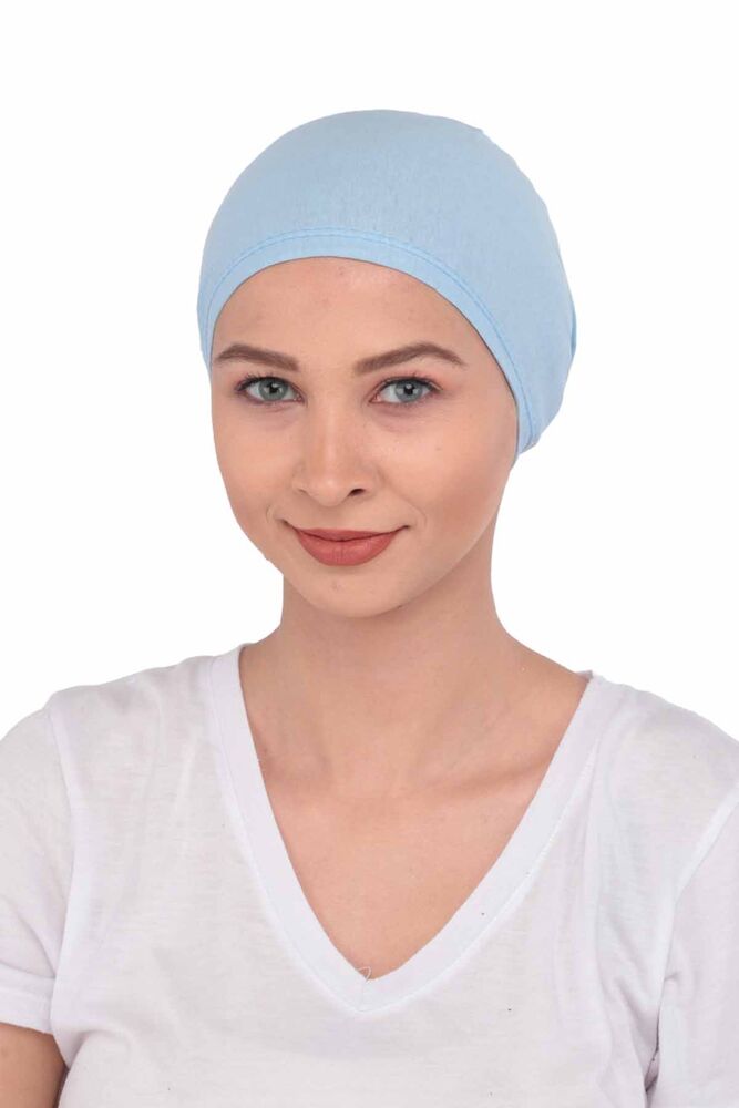 Boneci Düz Penye Bone | Mavi