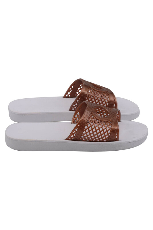 Kaşgar Eva Women Slippers 1831 | White Copper - Thumbnail