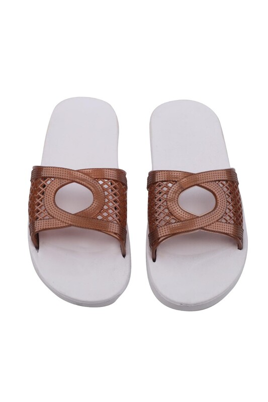 Kaşgar Eva Women Slippers 1831 | White Copper - Thumbnail