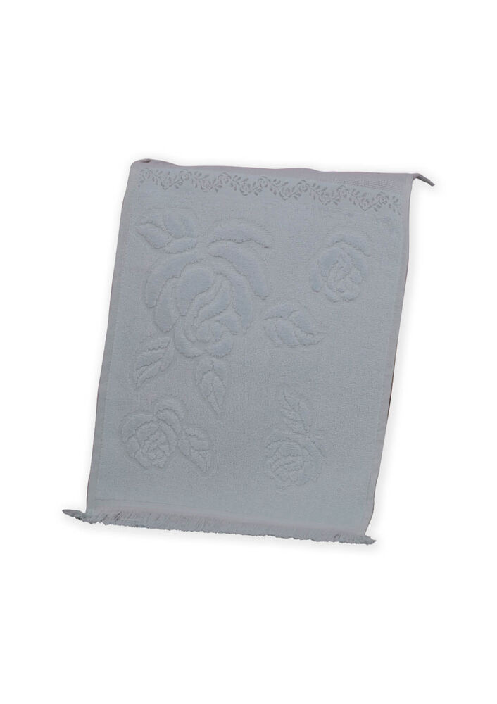 Fiesta Soft Kadife İşleme Havlusu Saçaklı 30 x 50 | Su Yeşili