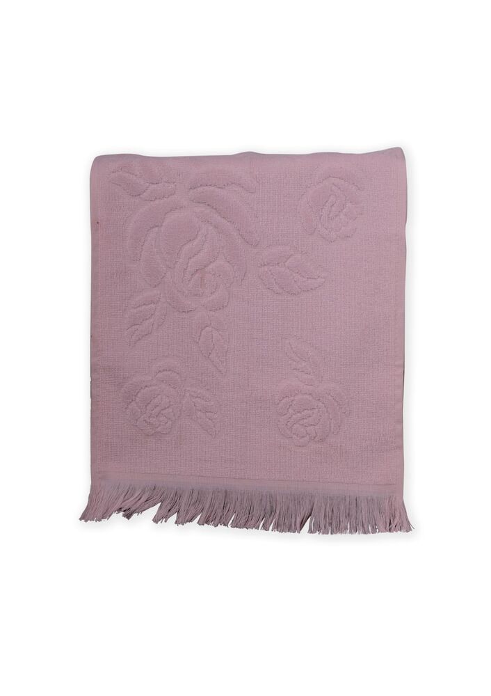 Fiesta Soft Kadife İşleme Havlusu Saçaklı 30 x 50 | Pembe