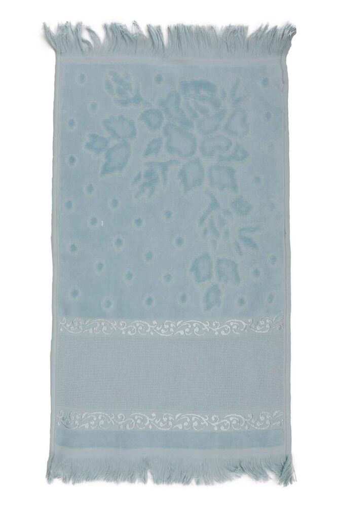 Fiesta Kadife İşleme Havlusu Saçaklı 30 x 50 | Bebe Mavi