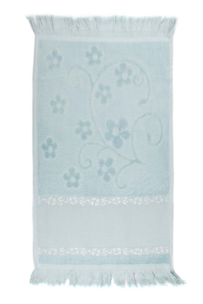 Saçaklı İşlemelik Havlu 30*50 cm | Mavi
